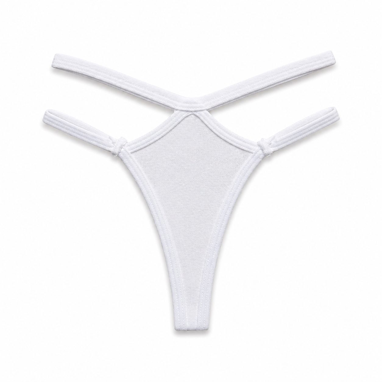 Pack X3 Tanga Colaless Doble Tira Colores Surtidos - Imagen 2