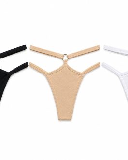 Pack X3 Tanga Colaless Doble Tira Colores Surtidos