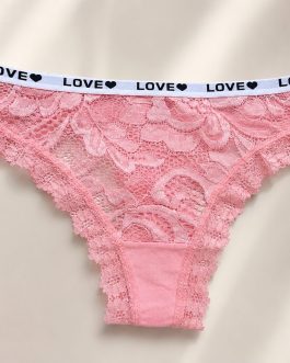 Pack x3 colaless encaje Love colores surtidos