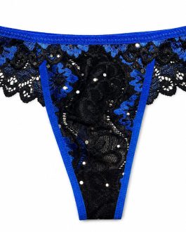 Pack X3 Tanga De Encaje Sexy Fantasía Colores Surtidos