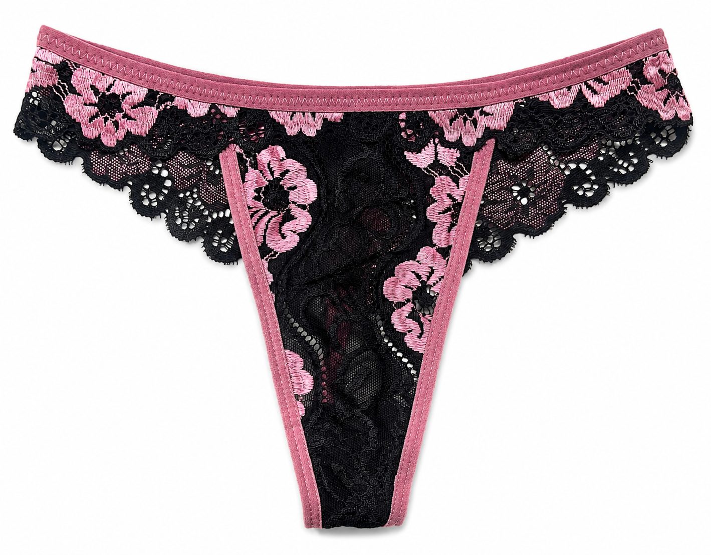 Pack X3 Tanga De Encaje Sexy Fantasía Colores Surtidos - Imagen 3