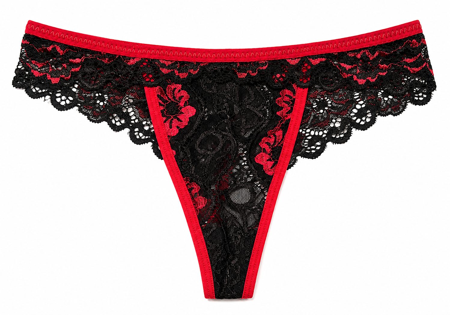 Pack X3 Tanga De Encaje Sexy Fantasía Colores Surtidos - Imagen 5