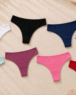 Pack x3 tangas colaless algodón colores surtidos